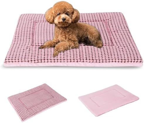 BVAGSS Reversible Dog Crate Pad, Memory Foam Pet Bed Mat, Soft Warm Machine by BVAGSS