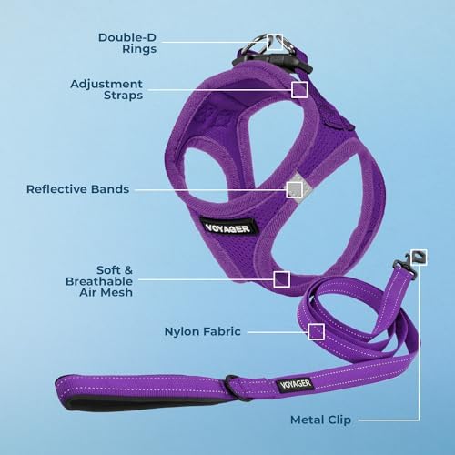 Best Pet Supplies Voyager Step-in Air All Weather Mesh Harness and Reflective - Image 4