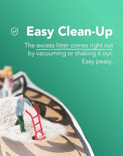 Lukamoo® Cute Cat Litter Mat, for Kitty Litter & Cat Litter Box, Independent - Image 5