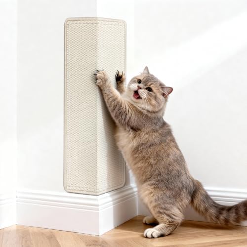 ENONCI Corner Cat Scratcher, 23.6x11.8 Furniture Furniture Protector Couches & by ENONCI