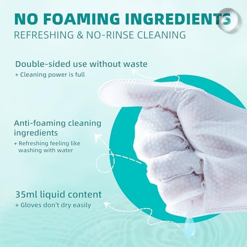 MEDUWEDU No-Rinse Pet Glove Wipes – 5-Finger Design, Coconut Oil & Aloe - Image 4