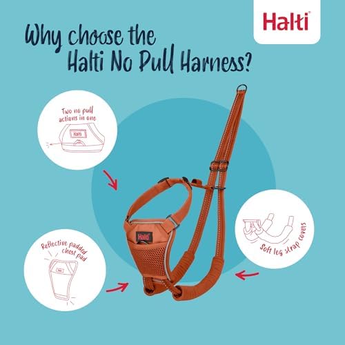 Halti No Pull Dog Harness | Size L, Burnt Orange - Image 3