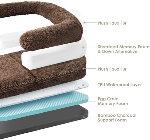 EHEYCIGA Foldable XXL Dog Bed for Large Sized Dog - Image 4