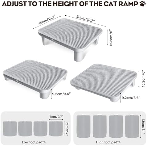 Cat Step Ramp Adjustable Litter Box Step - Image 3