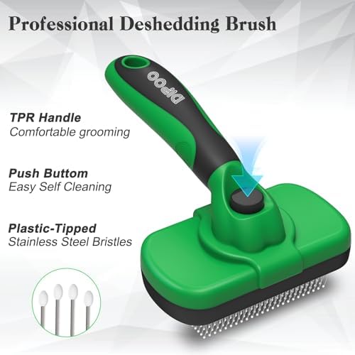Dipoo Self Cleaning Deshedding Brush - Image 2
