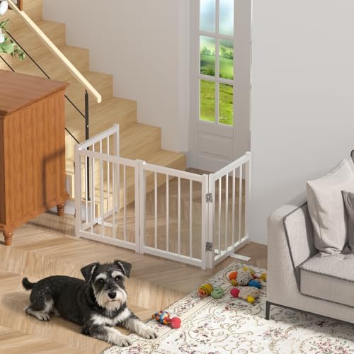 Snuowu 16" Freestanding Short Dog Gate - Image 2