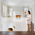 Reinforced 42" Extra Tall x 75" Wide Retractable Gate by BabyPetSafetyGate