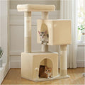 XL Cat Tree 44" Cat Tower for Large Cats 20 lbs, 2 Spacious Caves by UYMI