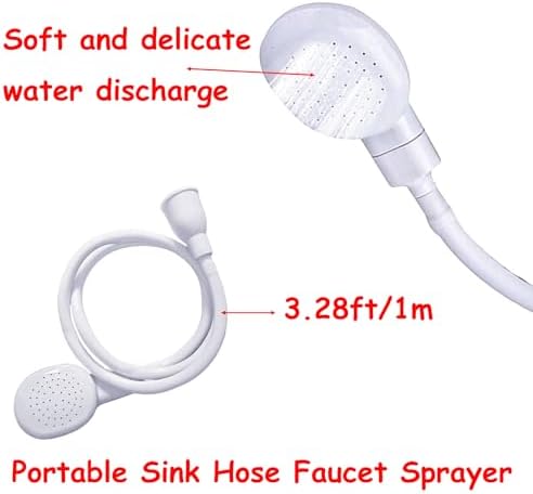 3.28ft/1m Sink Spray Rubber Hose, Sink Hose Attachment - Image 2