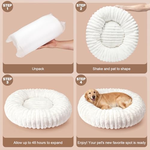 Donut Dog Bed for Large Dogs - Image 6