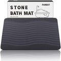 Stone Bath Mat Diatomaceous Earth Shower Mat by Farest