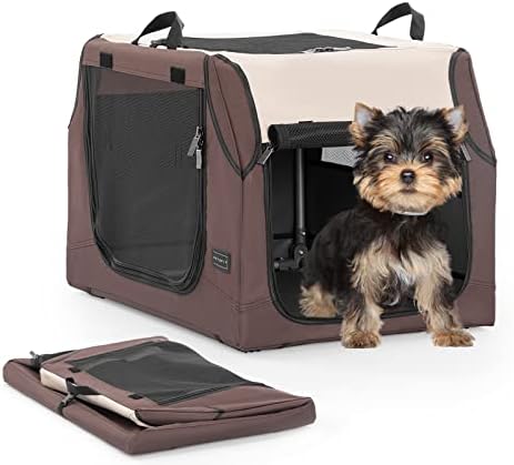 PETSFIT Soft Dog Crate, Travel Dog Crate by Petsfit