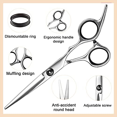 Fcysy Professional 10 Pcs Sharp Barber Hair Cutting Kit - Image 5