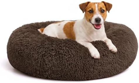 MIXJOY Orthopedic Dog Bed Comfortable Donut Cuddler Round Pet Beds Ultra Soft by MIXJOY
