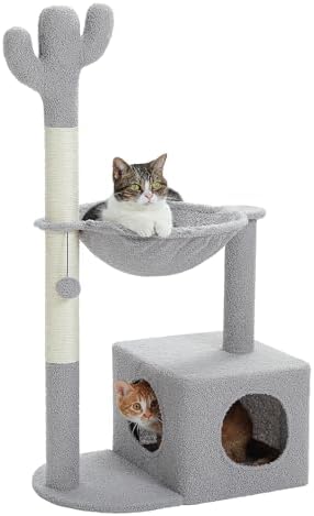 MUTTROS Cactus Cat Tree Cat Scratching Post 40" Cat Tower by MUTTROS