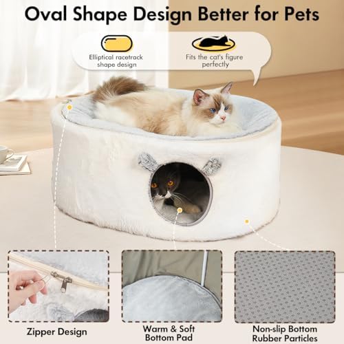 Zoratoo Enclosed Cat House for Indoor Cats, Pet Cave - Image 6
