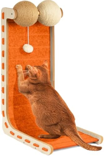 Felt Cat Scratcher for Indoor Cats, 28.4 Inch by NxwjoyPet