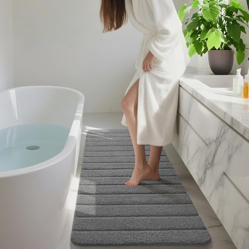 AROGAN Luxury Long Bathroom Runner Rugs 24x72 Inch Bath Rug Non Slip - Image 4