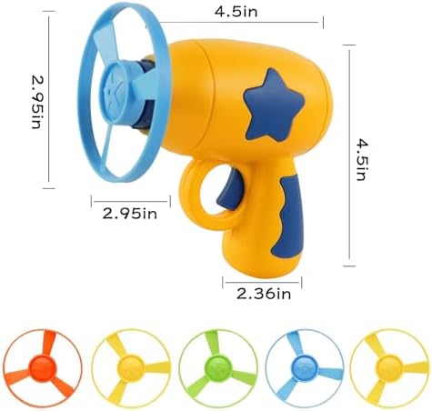 Andiker Cat Fetch Toy, Interactive Kitten Flying Disc Launcher Toy - Image 2