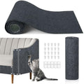 Cat Scratch Mat, 118.5"x15.9" Trimmable Self-Adhesive Cats Scratch Carpet by TEBANTY