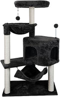 YUNIQUE Cat Tree with Cat Condo and Big Hammock by YUNIQUE