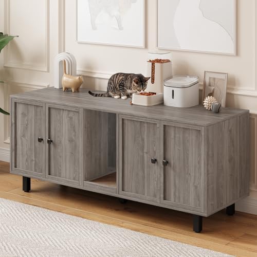 ONBRILL 59 Inches Cat Litter Box Enclosure - Image 3