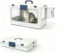 Collapsible Hard Cat Carrier Small Dog Cat Travel Crate Pet Clear by Unknown