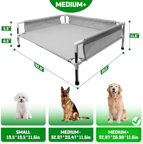 Makerfire Elevated Dog Bed, Raised Dog Sofa Bed - Image 5