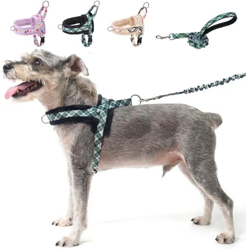 BEAUTYZOO No Pull Small Dog Harness and Leash Set, Soft Puppy Vest Harness by BEAUTYZOO