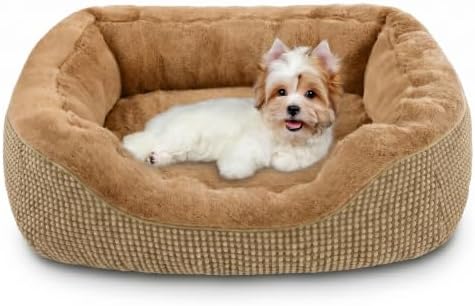 INVENHO Small Dog Bed for Small Dogs, Orthopedic Warming Soft Calming Sleeping by INVENHO