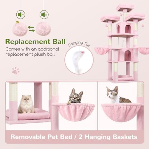 Globlazer Big XL Cat Tower for Indoor Multiple Cats - Image 5