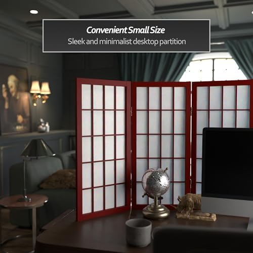 2 ft. Short Desktop Window Pane Shoji Screen - Image 2