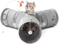 Tempcore Cat Tunnel, 3-Way Collapsible Toy by Tempcore