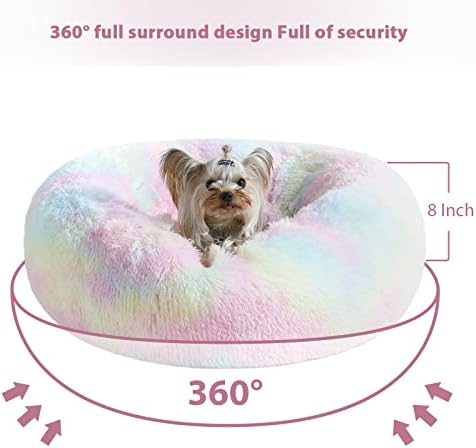 WNPETHOME Large Round Calming Dog Bed Cat Bed - Image 3