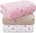 LINENLUX Dog Blankets 3-Pack, Super Soft Fluffy Fleece Pet Throw Warm by LINENLUX