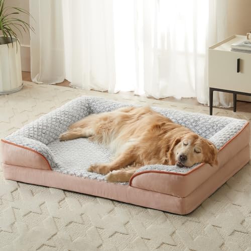 LEXTRO Washable Orthopedic Dog Bed, Waterproof Couch by LEXTRO