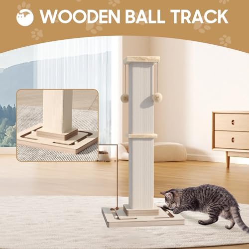 32" Large Cat Scratching Post - Image 5