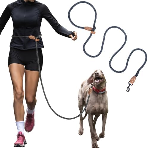 Mile High Life Hands Free Dog Leash, Crossbody Waist Leash by MileHighLife