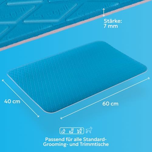 Seagull Multipurpose Foam Rubber Pet Grooming Table Mat 16 x 24 Inch Dog - Image 4