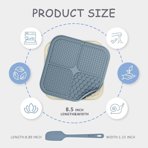 ChefAide 2 Pack Lick Mat for Dogs, Cats & Puppies - Image 2