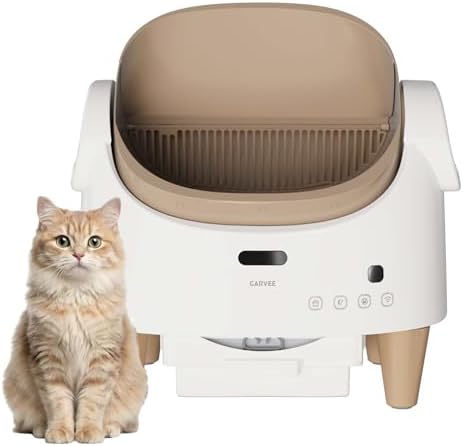 Open-Top Self Cleaning Cat Litter Box by Unknown