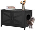 Homhedy 31.5" L Cat Litter Box Enclosure by Homhedy