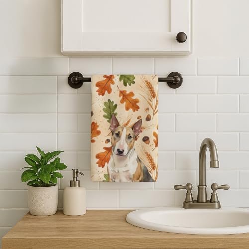 Caroline's Treasures Miniature Bull Terrier Dogs Kitchen Towel 15x25 in - Image 2