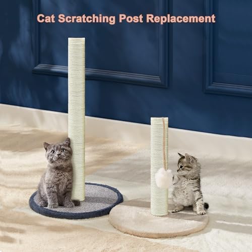 Cat Scratching Post Replacement Pole, Natural Sisal Cat Tree Replacement Parts - Image 6