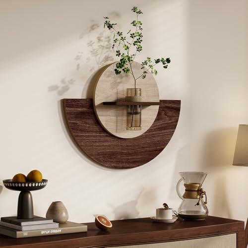 3D Round Wall Art for Dining Room, Modern Textured Circular Wall Decor by Troartos