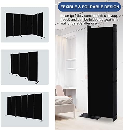 6 Panel Wide Room Divider Wall Screen - Image 4