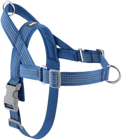 No Pull Dog Harness with Handle, Adjustable Soft Mesh Padded Vest by Fortheloveofpets