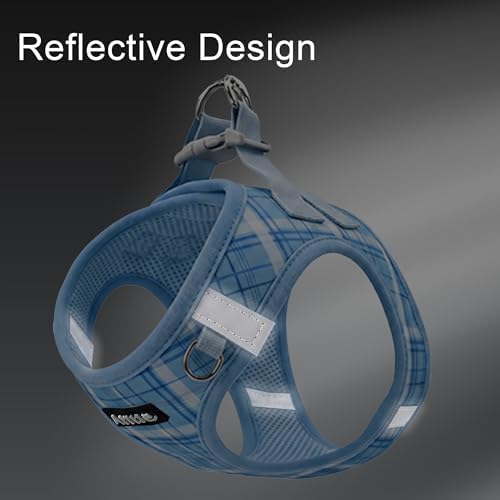 AIITLE Step in Dog Harness and Leash Set Plaid Adjustable - Image 3
