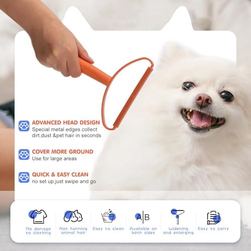 Honeydak 3 Pcs Hair Remover Tool, Dog Cat Hair Remover - Image 3
