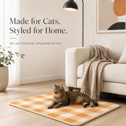 Cat Scratcher Mat, Natural Sisal Cat Scratch Pad - Image 6